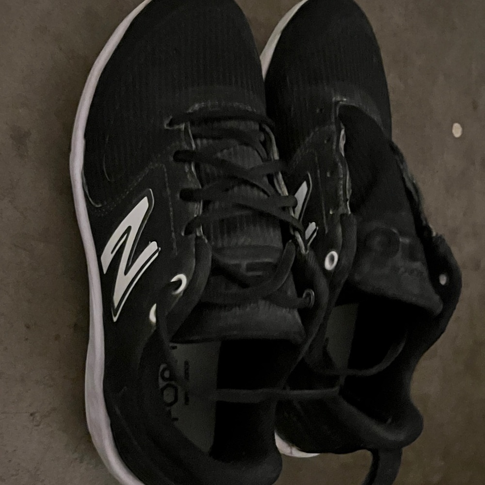 New Balance Black and White Athletic Shoes